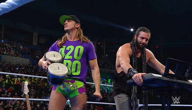 WWE Raw Matt Riddle Elias