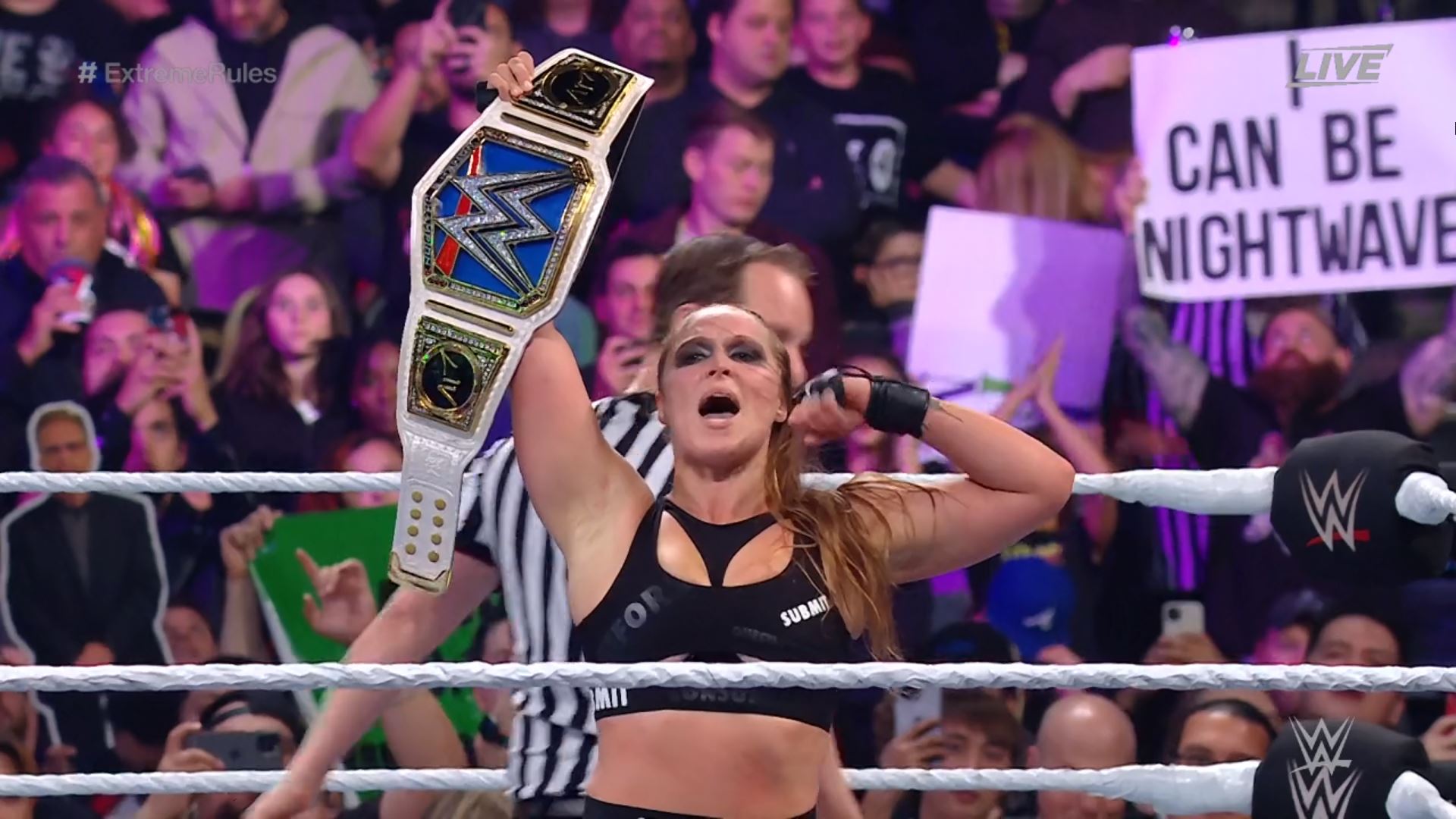 Ronda Rousey Wins Smackdown Women's Title At WWE Extreme Rules 411MANIA