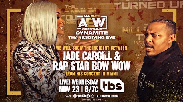 AEW Dynamite Jade Cargill Bow Wow