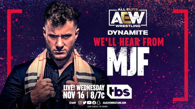 AEW Dynamite - MJF - November 16