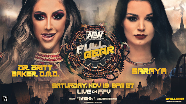 AEW Full Gear - Saraya versus Britt Baker