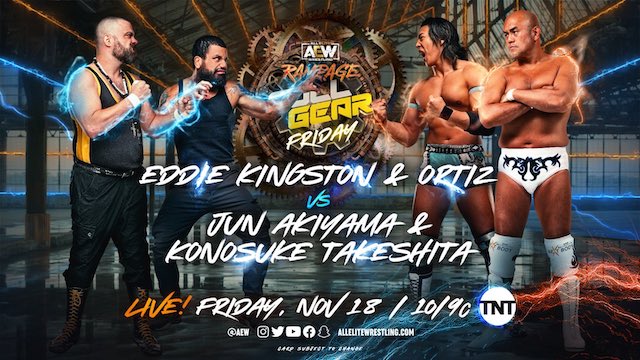 AEW Ramapge - 11-18-2022 - Eddie Kingston and Ortiz