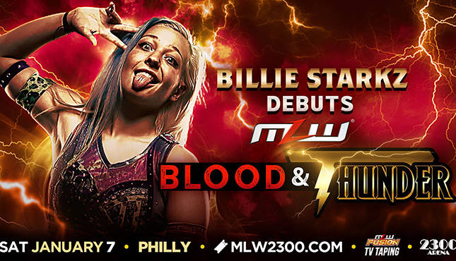 MLW Blood & Thunder Billie Starkz