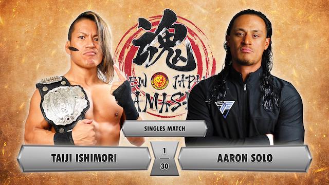 NJPW TAMASHII 11-12-22 - Taiji Ishimori vs. Aaron Solo