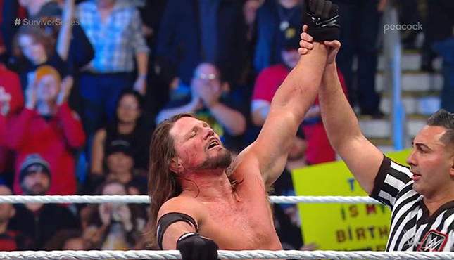 WWE Survivor Series AJ Styles