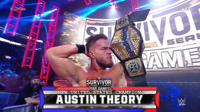 WWE Survivor Series - Austin Theory US Title