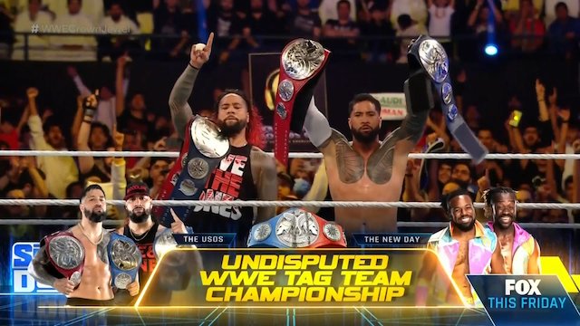 WWE The Usos vs. The New Day SmackDown