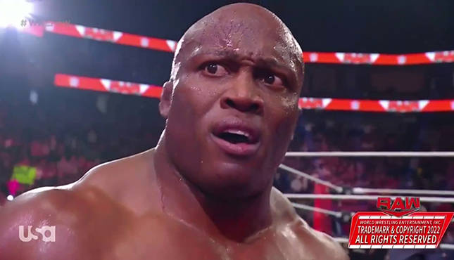 Bobby Lashley WWE Raw 12-12-22