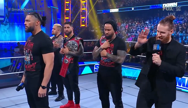 The Bloodline Sami Zayn WWE Smackdown