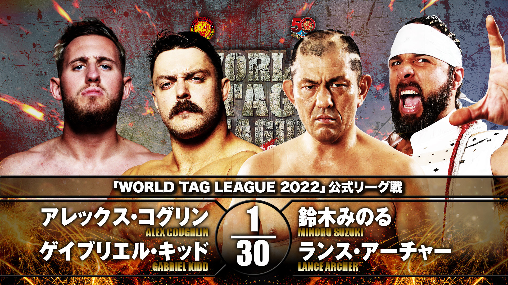 NJPW World Tag League Night Eight Results & Updated Standings 