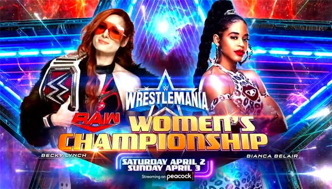 Becky Lynch Bianca Belair WrestleMania 38 | 411MANIA