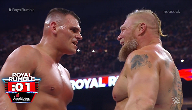 Gunther Brock Lesnar WWE Royal Rumble, WrestleMania 39