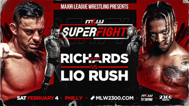 MLW SuperFight Lio Rush vs. Davey Richards
