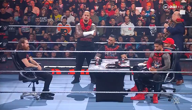 The Bloodline Tribal Court WWE Raw