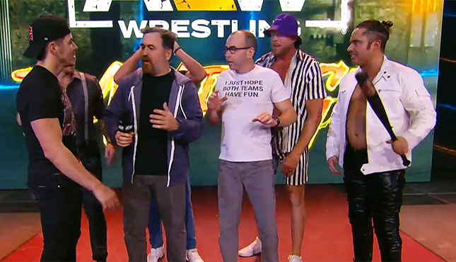 AEW Rampage Jericho Appreciation Society Impractical Jokers