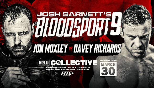 Jon Moxley Davey Richards Josh Barnett's Bloodsport 9
