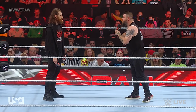 Kevin Owens Sami Zayn WWE Raw