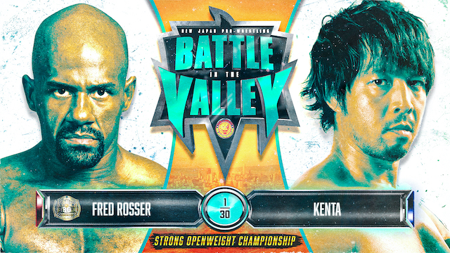 NJPW Battle in the Valley KENTA vs. Rosser