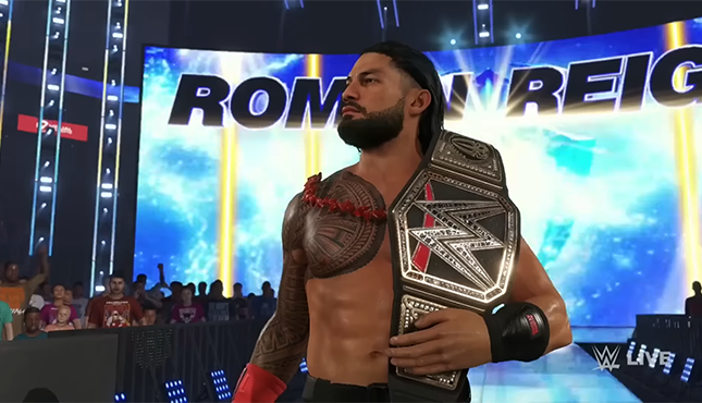 WWE 2K22 Roman Reigns Roster And Rating Reveal –