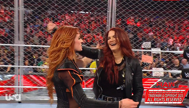 Becky Lynch Was Supposed To Win The Steel Cage Match At RAW Is XXX