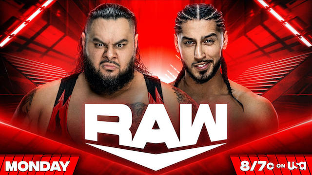 WWE Raw - Bronson Reed versus Mustafa Ali