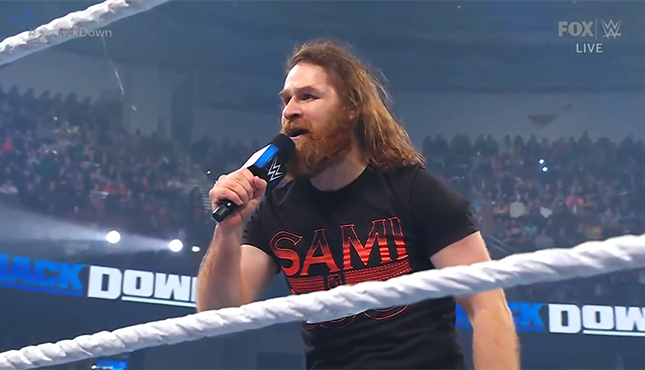 WWE Smackdown Sami Zayn