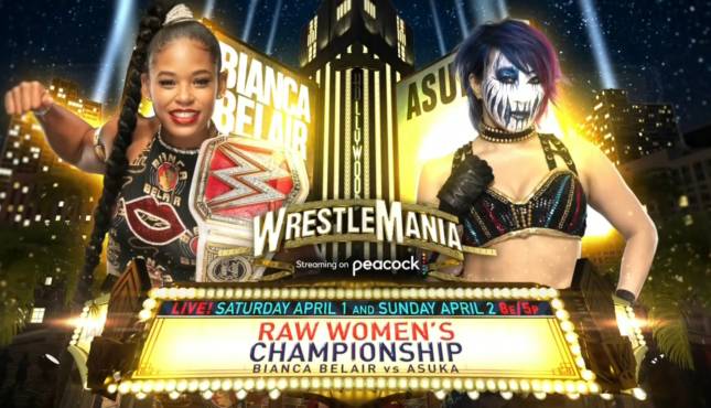 Bianca Belair Asuka Wrestlemania