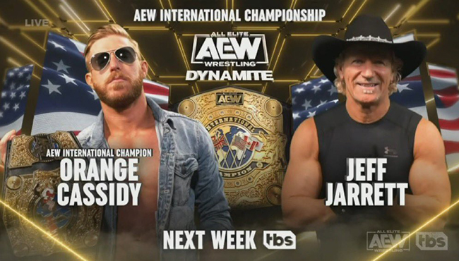 Very nice, very evil champ sh*t. AEW International Champion Orange