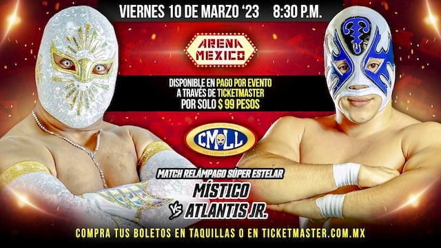 CMLL Mistico vs. Atlantis Jr.