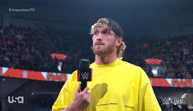 Logan Paul WWE Raw