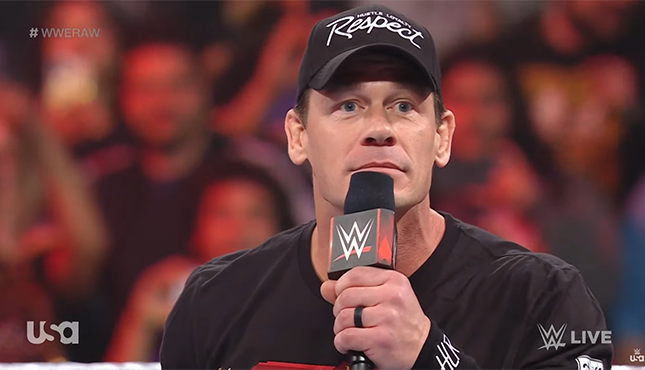 Wwe Raw John Cena Red