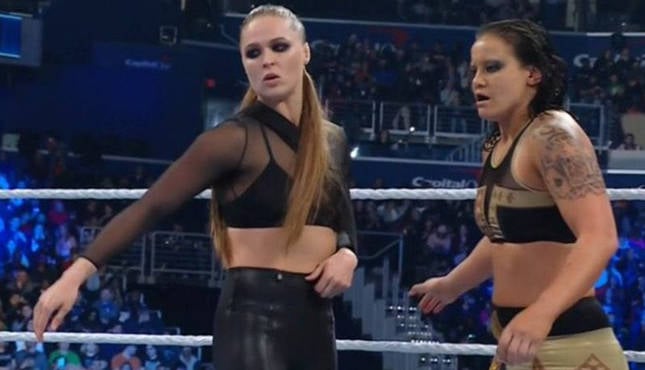 WWE Smackdown Ronda Rousey Shayna Baszler