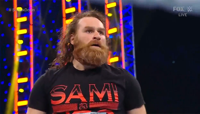 WWE Smackdown Sami Zayn