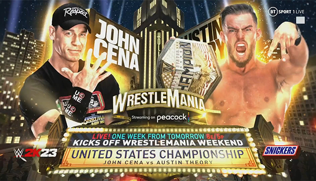 WrestleMania 38 Theory Cena