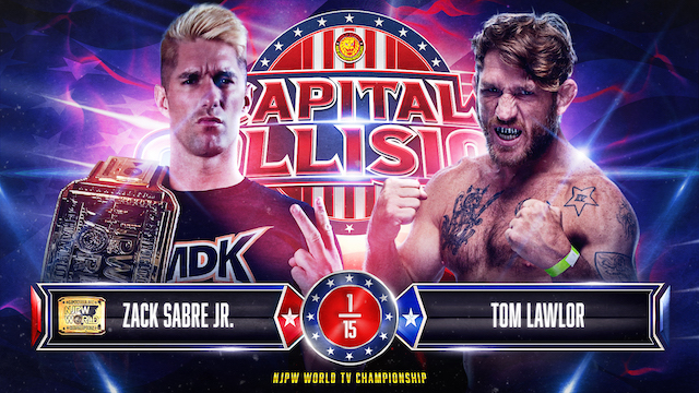 NJPW Capital Collision Zack Sabre Jr vs Tom Lawlor