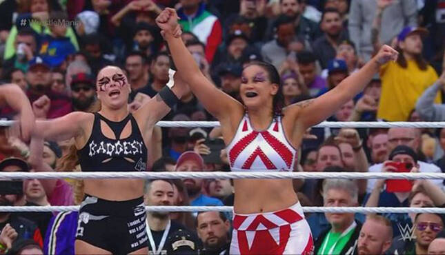 Ronda Rousey Shayna Baszler WrestleMania 39