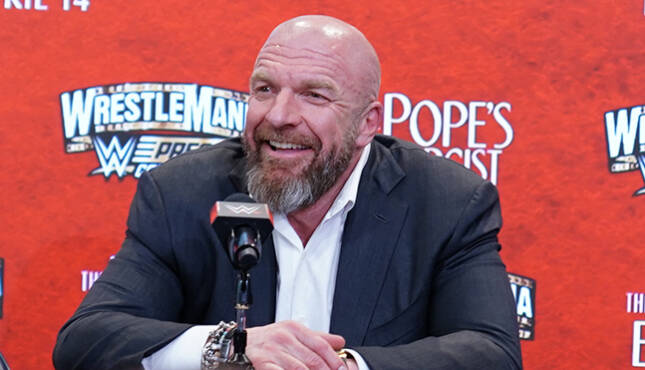 Triple H WrestleMania 39 Press Event WWE