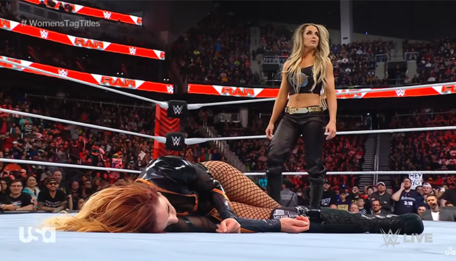 WWE Raw 4-10-23 Trish Stratus Becky Lynch