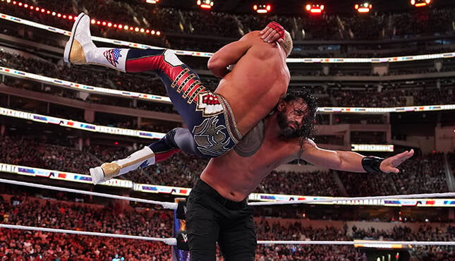 WrestleMania 39 Roman Reigns Cody Rhodes WWE