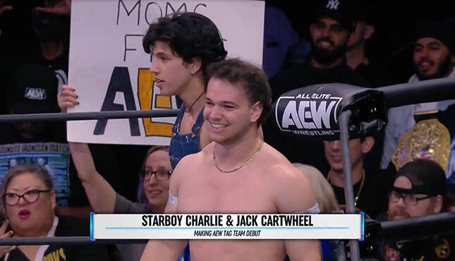 AEW Dark Jack Cartwheel Starboy Charlie