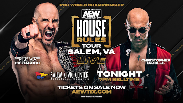 AEW House Rules Claudio Castagnoli vs. Christopher Daniels