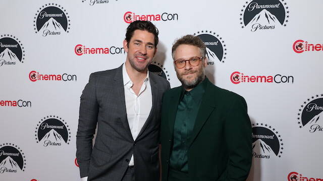 CinemaCon John Kransinski, Seth Rogen