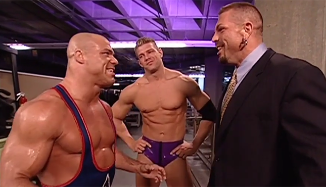 Kurt Angle Luther Reigns Mark Jindrak