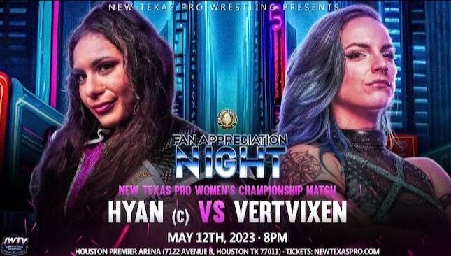 New Texas Pro Wrestling - Vertvixen vs. Hyan