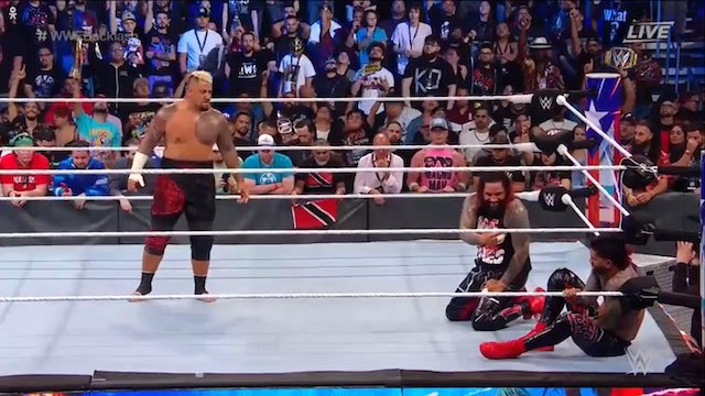 WWE Backlash - The Bloodline Solo Sikoa The Usos