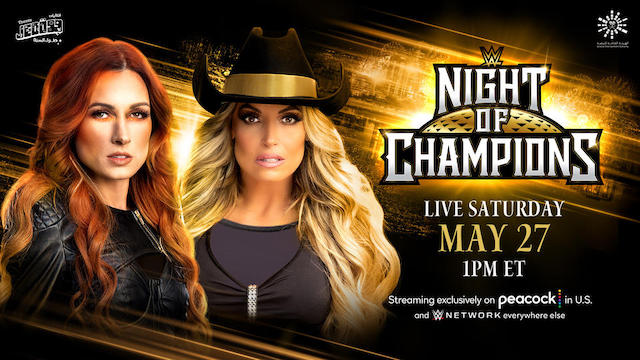 WWE Night of Champions Trish vs Becky Lynch 2