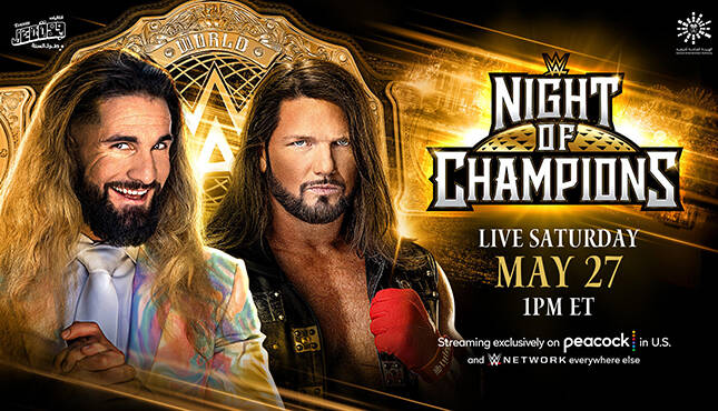 WWE Night of Champions Betting Odds Released