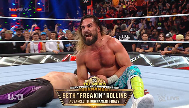 WWE Raw Seth Rollins