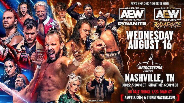 AEW Dynamite & Rampage TV Tapings Announced for Nashville