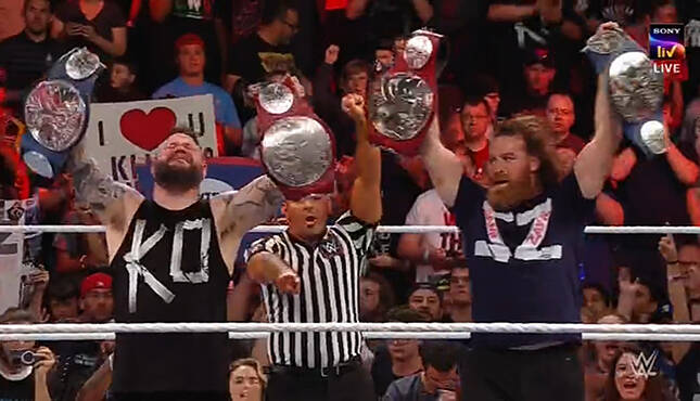 Kevin Owens Sami Zayn WWE Raw